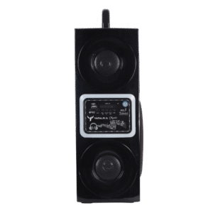 boxer90w bluetooth tower speaker (2.1 channel, black) wireless mic, fm, usb, aux, remote control home theater & karaoke ready 2