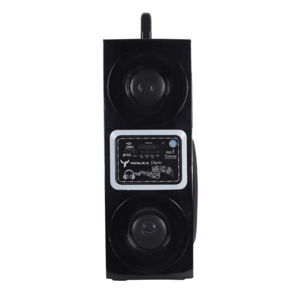 boxer90w bluetooth tower speaker (2.1 channel, black) wireless mic, fm, usb, aux, remote control home theater & karaoke ready 2